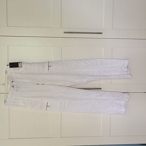DKNY Women's Wide-Leg Pull-On Cargo Pants SZ M White BNWT New with tags
